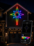 48inch Smart RGB Bethlehem Star Christmas Lights, App Control & DIY Colors