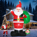 16FT Inflatable Christmas Santa, Giant Outdoor Santa Claus Blow Up Decor / Self-inflatable, Powerful Air