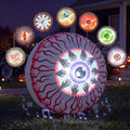 JOYIN 4FT Halloween Inflatable Eyeball Decoration with Projector & 7 Expression Projections, Built-in Music